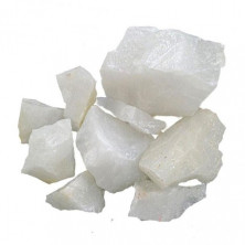Камни для бани Кварц колотый (жаркий лед), ведро 10 кг