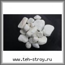 Галтованный мрамор белый 40,0-70,0 по 25 кг