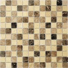 Мозаика из натурального камня Caramelle Pietra Mix 1 POL 23x23x4, шт.