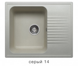 Кухонная мойка Polygran F-07 610x500мм Серый