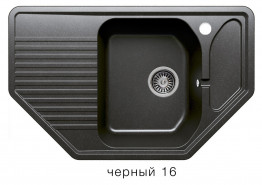 Кухонная мойка Polygran F-10 800x500мм Черный