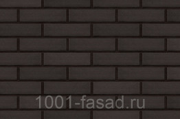 Клинкерная фасадная плитка King Klinker Польша Клинкерная фасадная плитка Volcanic black (18) Вулканический черный