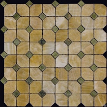 Мозаика из натурального камня Серия Octagon2 M073+M068-DP9