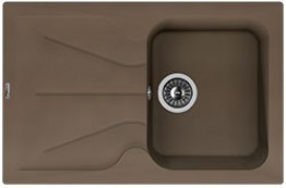 Мойка кухонная Florentina накладная, литой мрамор, Гаттинара-780 Коричневый
