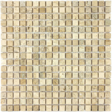 Мозаика из натурального камня Caramelle Travertino Etrusco MAT 15x15x7 (28)
