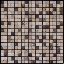 Мозаика из натурального камня Серия Mix MT-88-15T (Modena Emperador Mix)