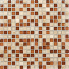Мозаика из стекла и натурального камня Caramelle Baltica 15x15x4, шт.