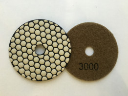 Алмазные гибкие диски Ø 100 "Соты" сухие (7 номеров) №3000