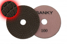 Алмазные гибкие диски "SANKY" Ø 100 c водяным охлаждением