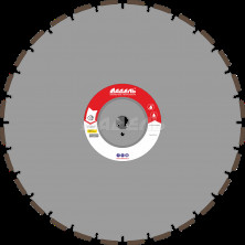 Алмазный диск для стенорезных машин WSF 300 (40x4,5x10 28 сегментов) от 20 кВт, Ø=600 мм.