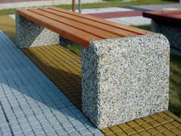 Скамейка  бетонная