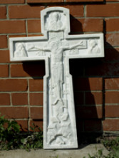 Памятник крест на могилу из мрамора