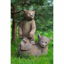 Скульптура садовая Медвежата