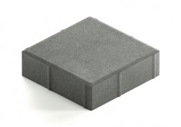 Тротуарная плитка Steingot ‘Стандарт’, ‘Практик 60’ Квадрат (200х200), Серый