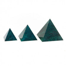 Пирамида 4х4 см камень змеевик