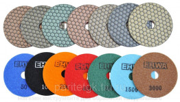Алмазные гибкие полировальные диски по камню "EHWA" (Ихва) сухие d 100 мм