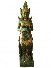 Статуя “Девушка с кувшином” золотая большая
